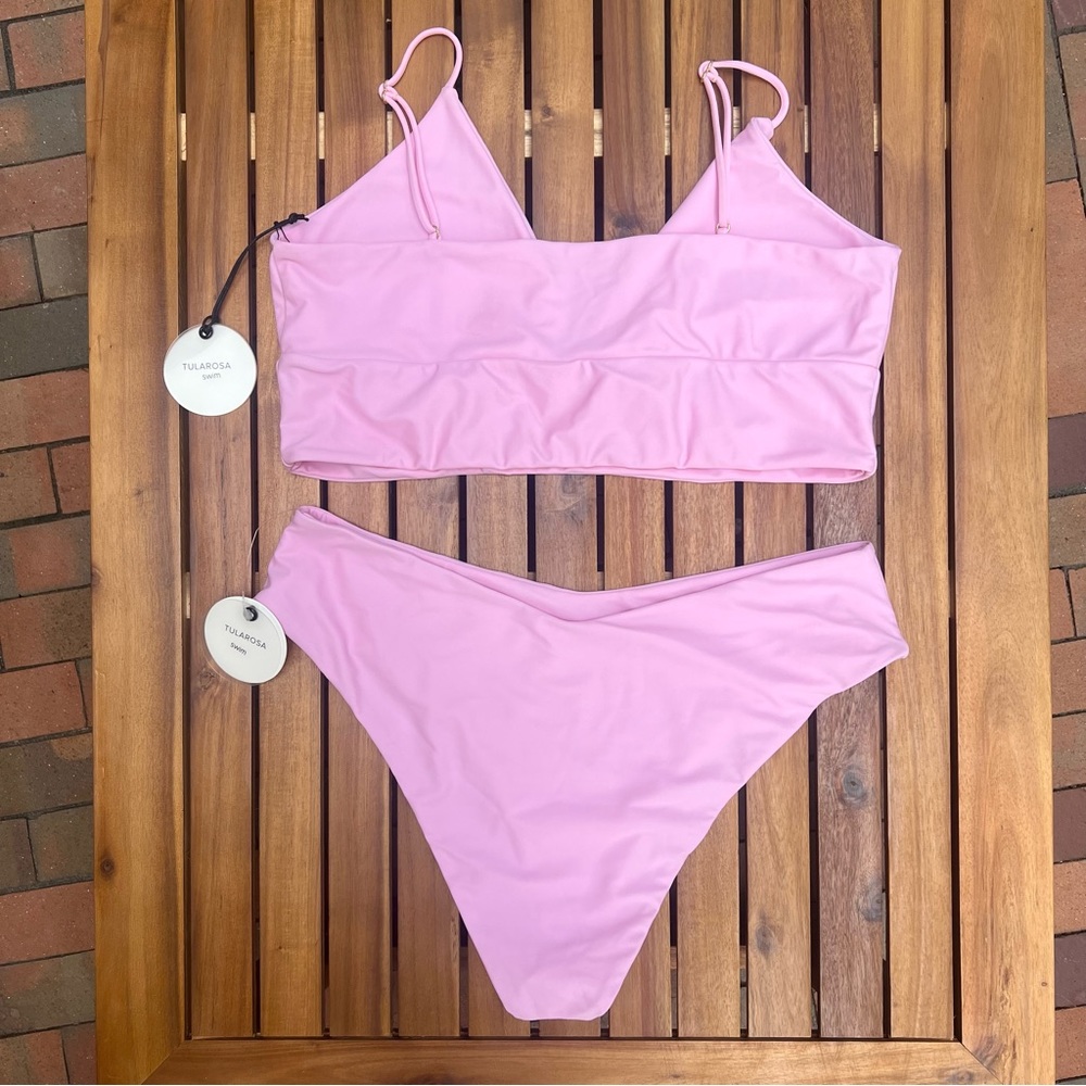 Tularosa Kyndle Bikini Set in Pastel Pink - Picture 6 of 7